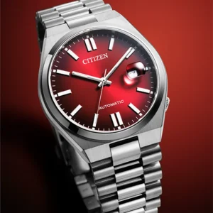 Alternative view of Citizen Tsuyosa Red Dial Automatic Men’s Watch- NJ0150-56W