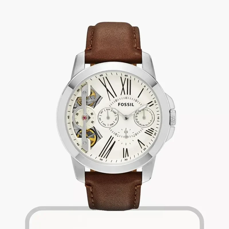 Fossil Grant Twist Multi-Function Beige Dial Men's Watch- ME1144