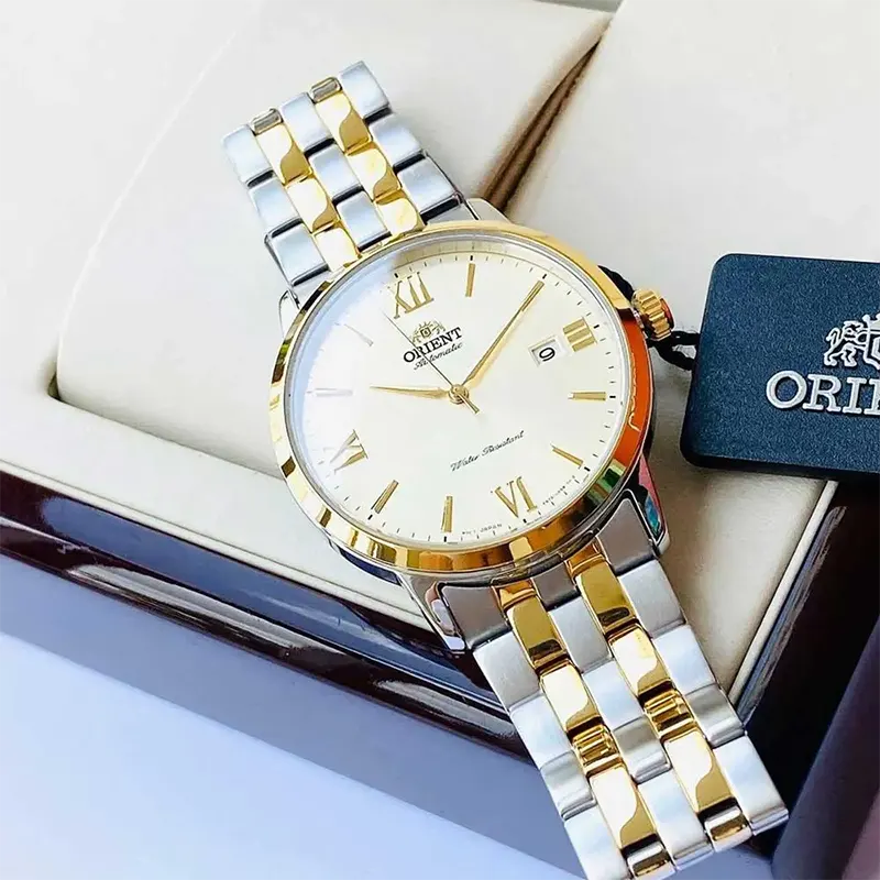 Orient Symphony IV Champagne Dial Men's Watch- RA-AC0F08G - Image 2